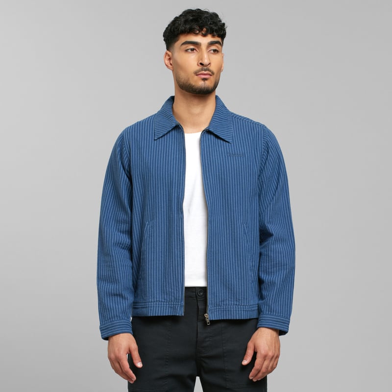 Jacket Kumla Work Stripe Dark Blue