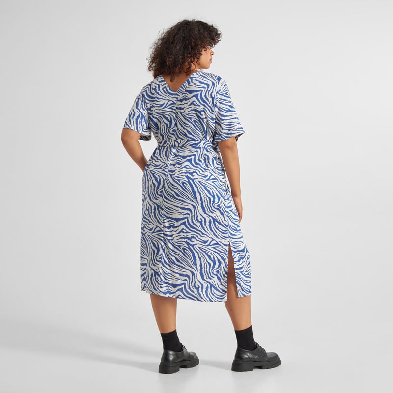 Dress Bornholm Zebra Blue