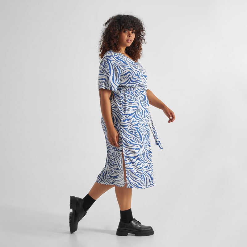 Dress Bornholm Zebra Blue