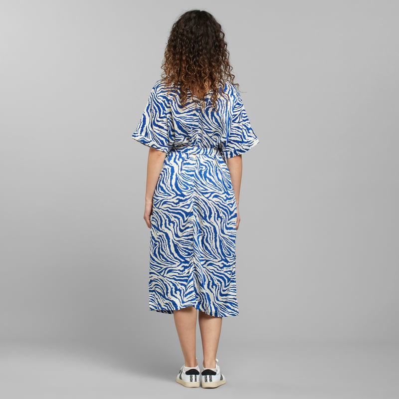 Dress Bornholm Zebra Blue