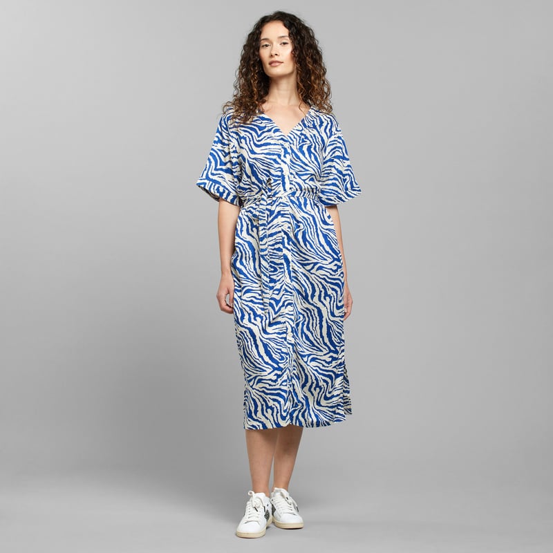 Dress Bornholm Zebra Blue