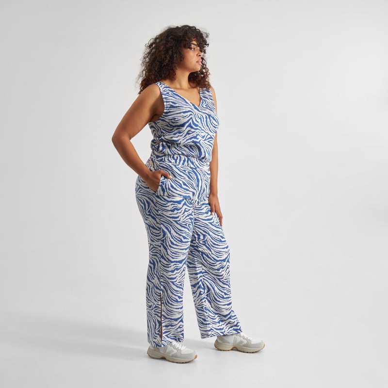 Pants Koster Zebra Blue