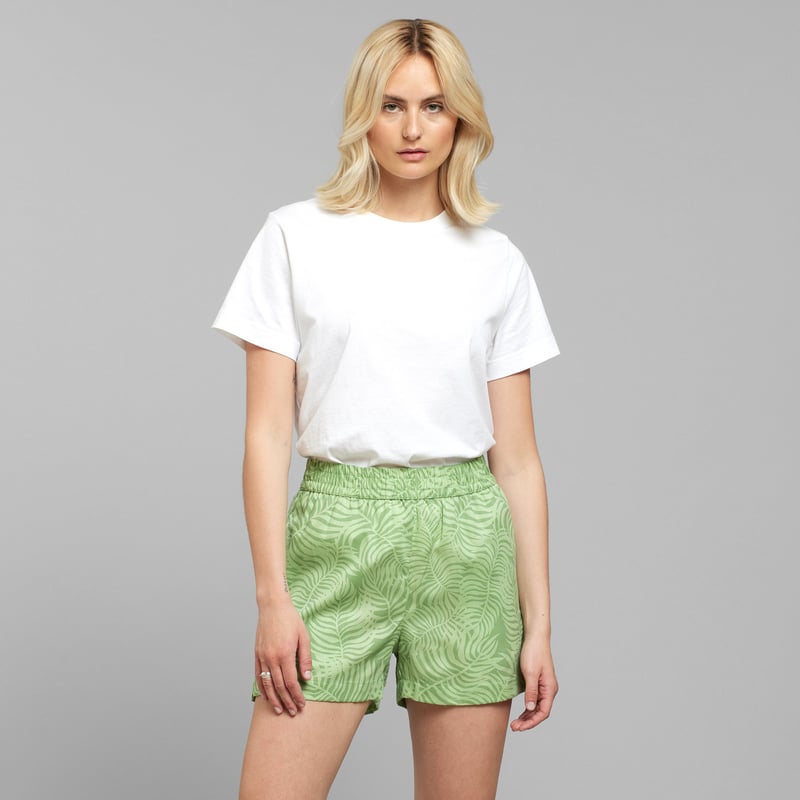 Shorts Aspudden Palm Leaves Green
