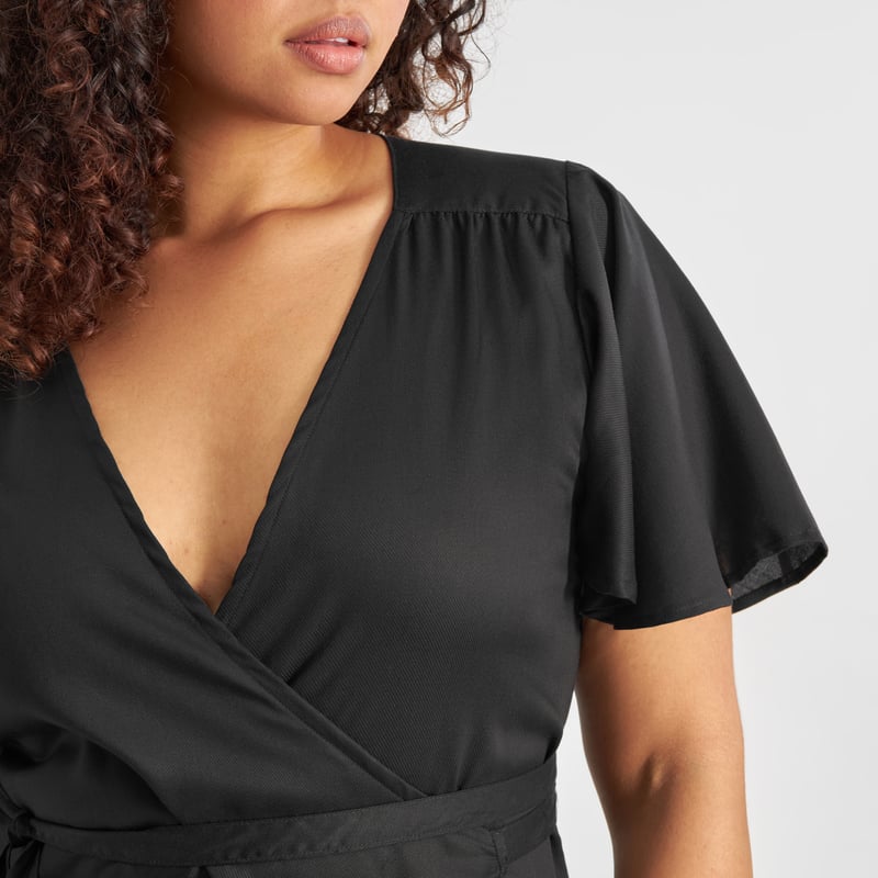 Wrap Dress Kungshamn Black