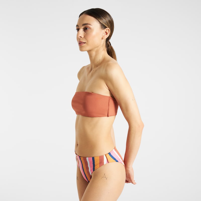 Bikini Bottoms Sanda Irregular Stripe Multi Colour