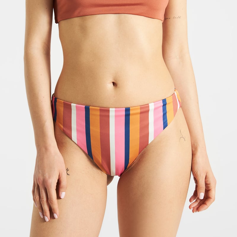 Bikini Bottoms Sanda Irregular Stripe Multi Colour