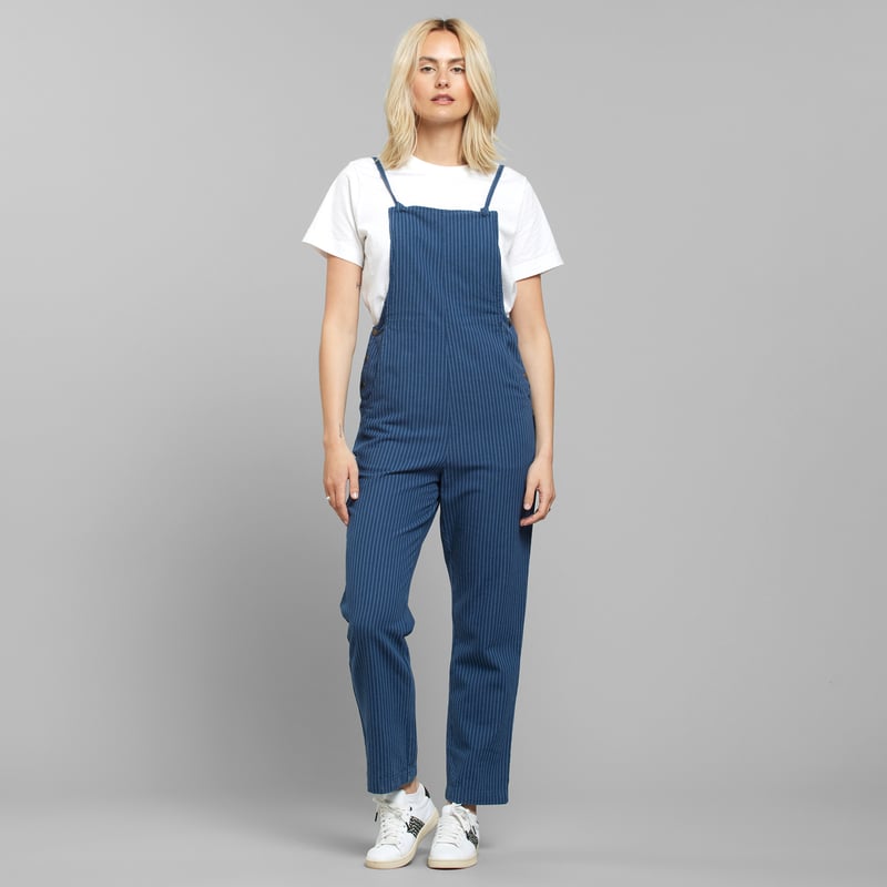 Jumpsuit Emmaboda Work Stripe Dark Blue