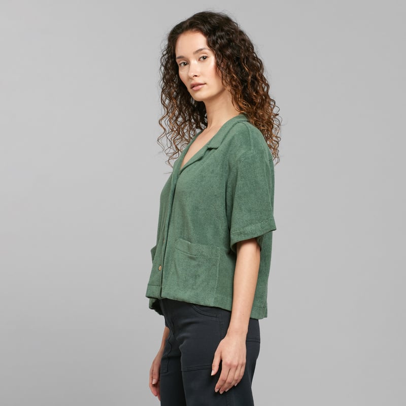 Terry Shirt Valje Duck Green