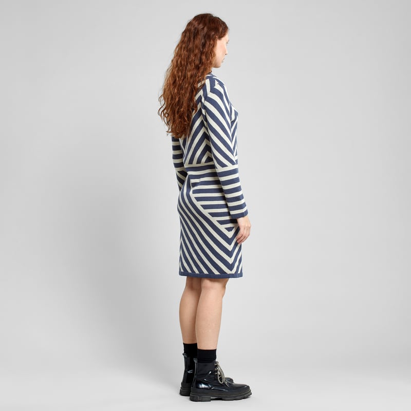Dress Lo Mountain Line Ombre Blue
