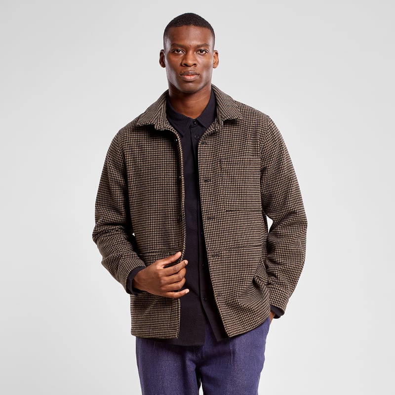 Jacket Fagersta Pepita Brown