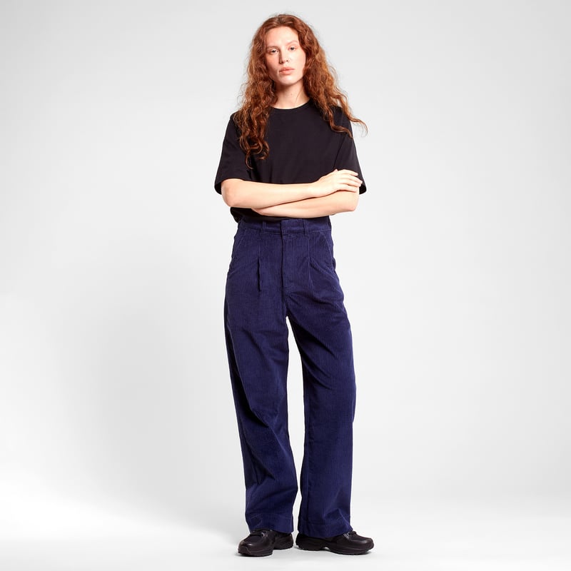 Pants Uddevalla Corduroy Navy