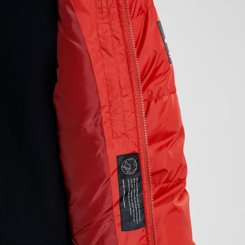 Puffer Jacket Boden Ochre Red