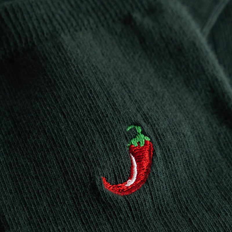 Rib Socks Knivsta Chili Dark Green