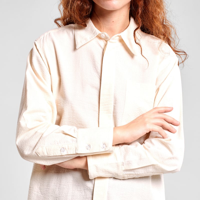 Shirt Kosta Seersucker Off-White