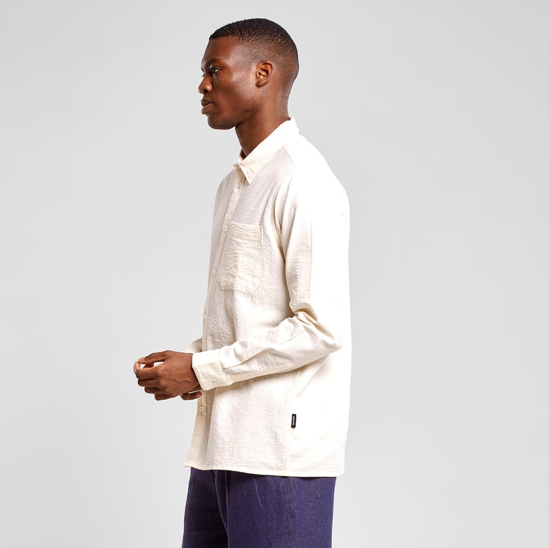Shirt Rute Seersucker Off-White
