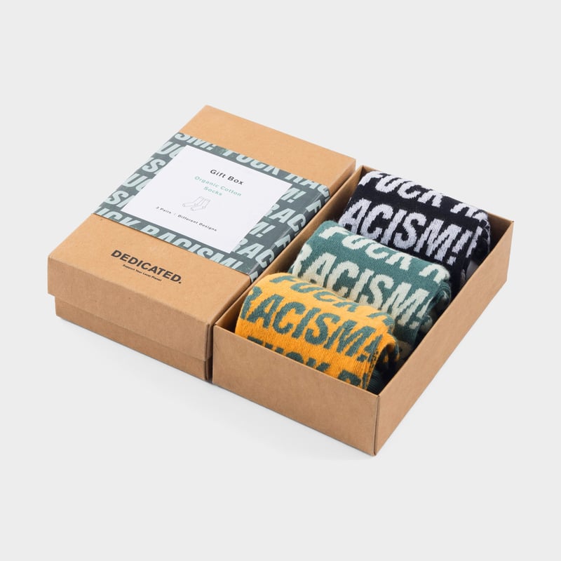 Socks Sigtuna Fuck Racism 3-pack