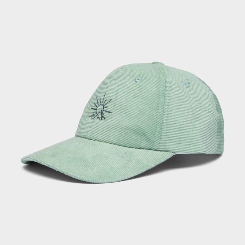 Soft Cap Slussen Corduroy Line Mountain Granite Green
