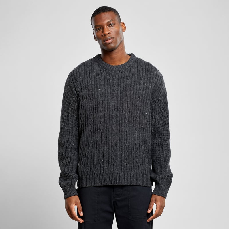 Sweater Ludvika Dark Grey Melange