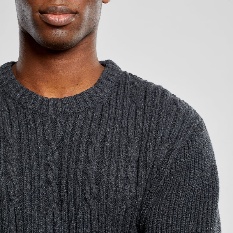 Sweater Ludvika Dark Grey Melange