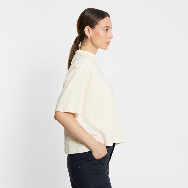 T-shirt Floda Vanilla White