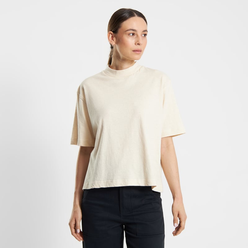 T-shirt Floda Vanilla White