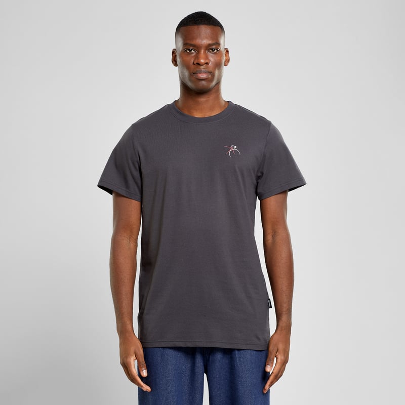 T-shirt Stockholm Side Bike Emb Charcoal