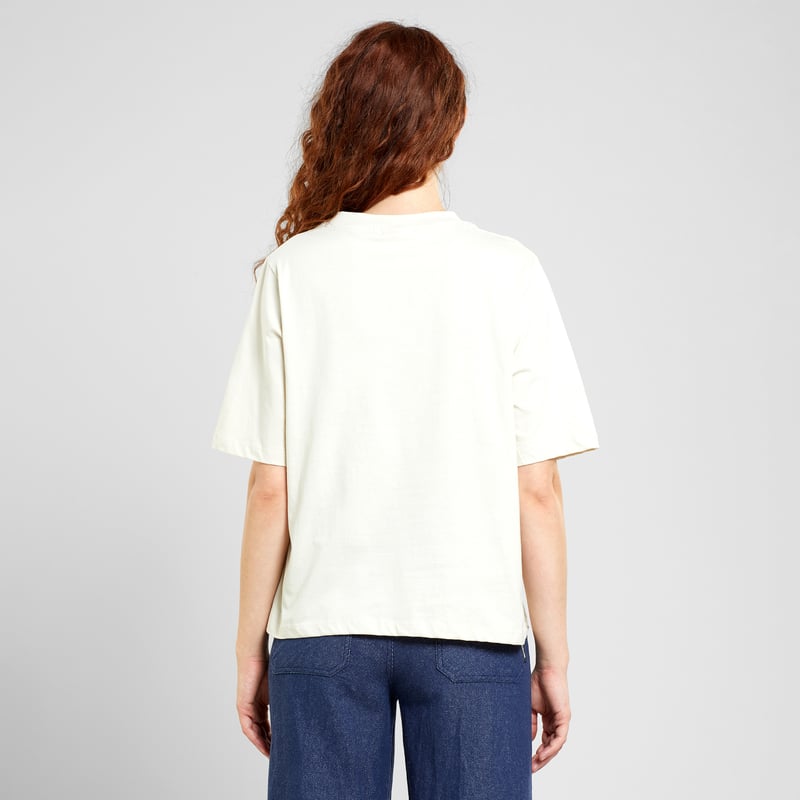 T-shirt Vadstena Peace and Harmony Oat White