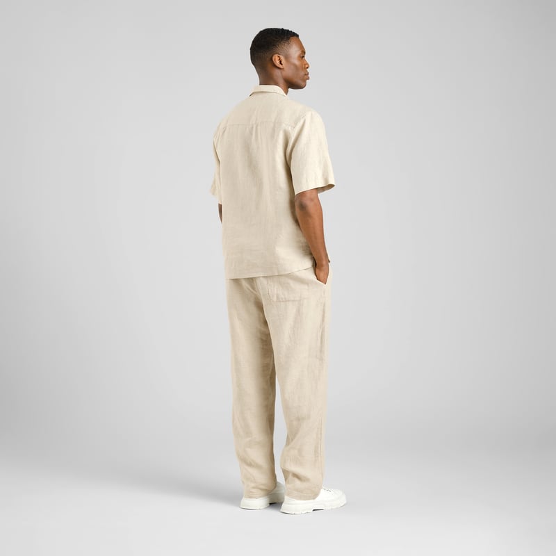 Pants Klitmoeller Linen Ecru