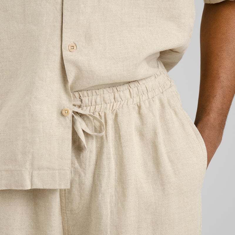 Pants Klitmoeller Linen Ecru