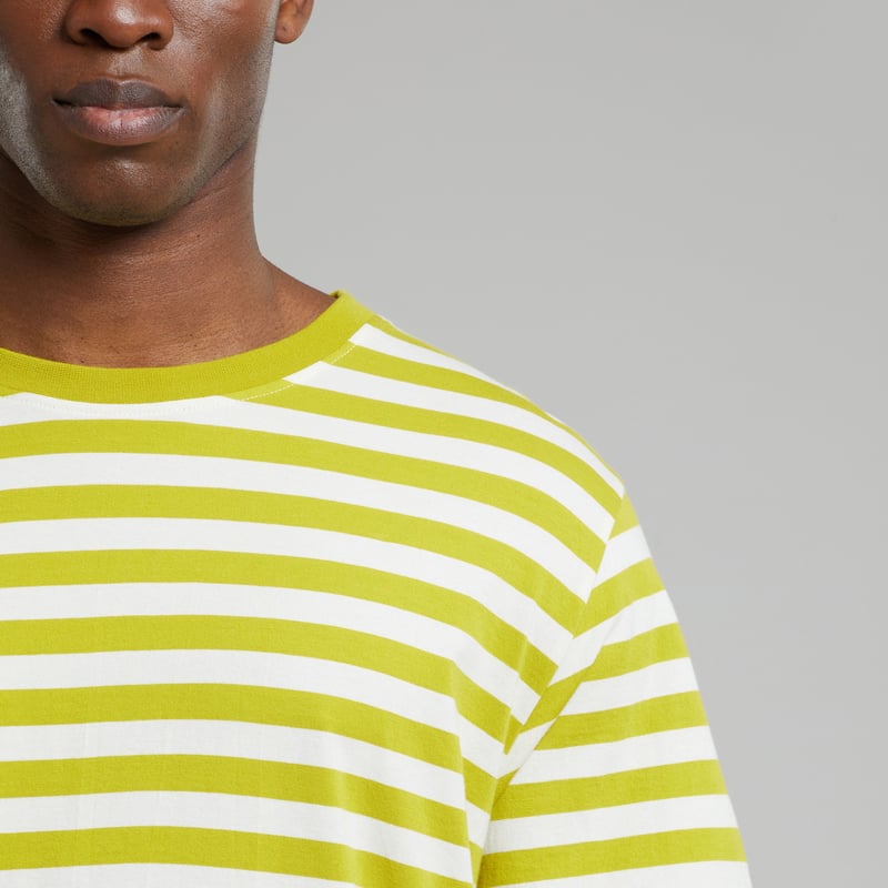T-shirt Stockholm Stripes Citronelle Yellow