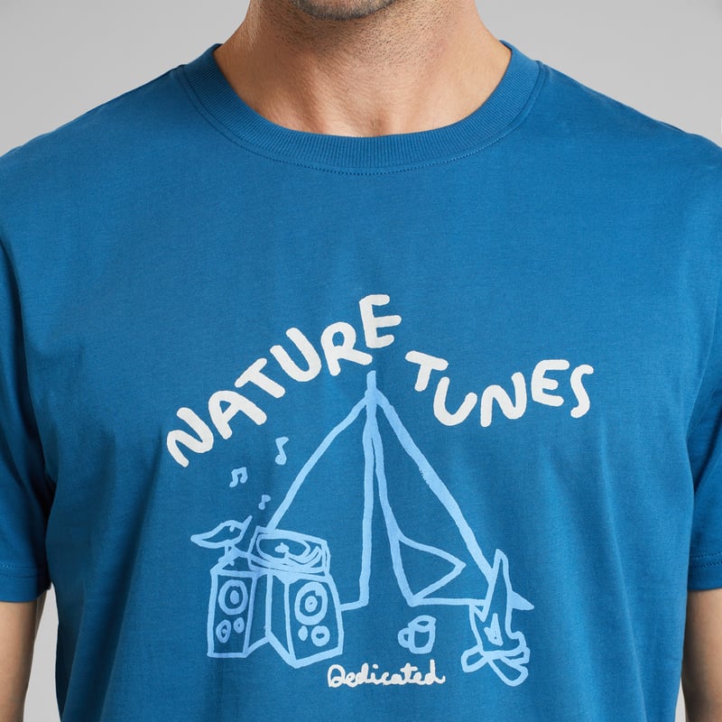 T-shirt Stockholm Nature Tunes Midnight Blue