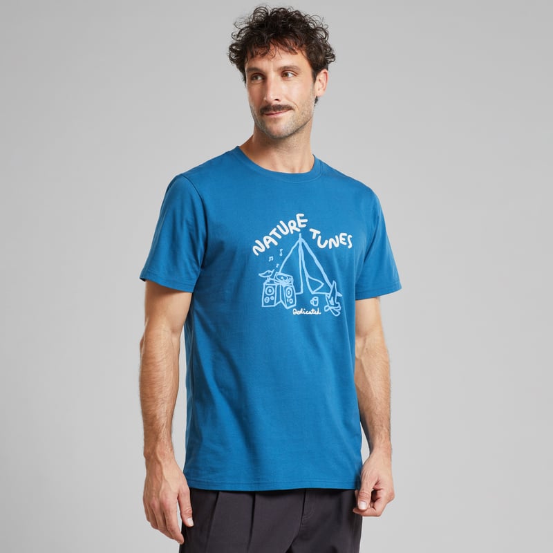 T-shirt Stockholm Nature Tunes Midnight Blue