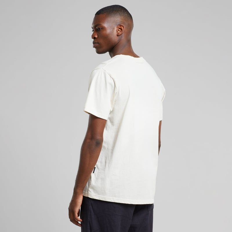 T-shirt Stockholm Nature Provides Oat White