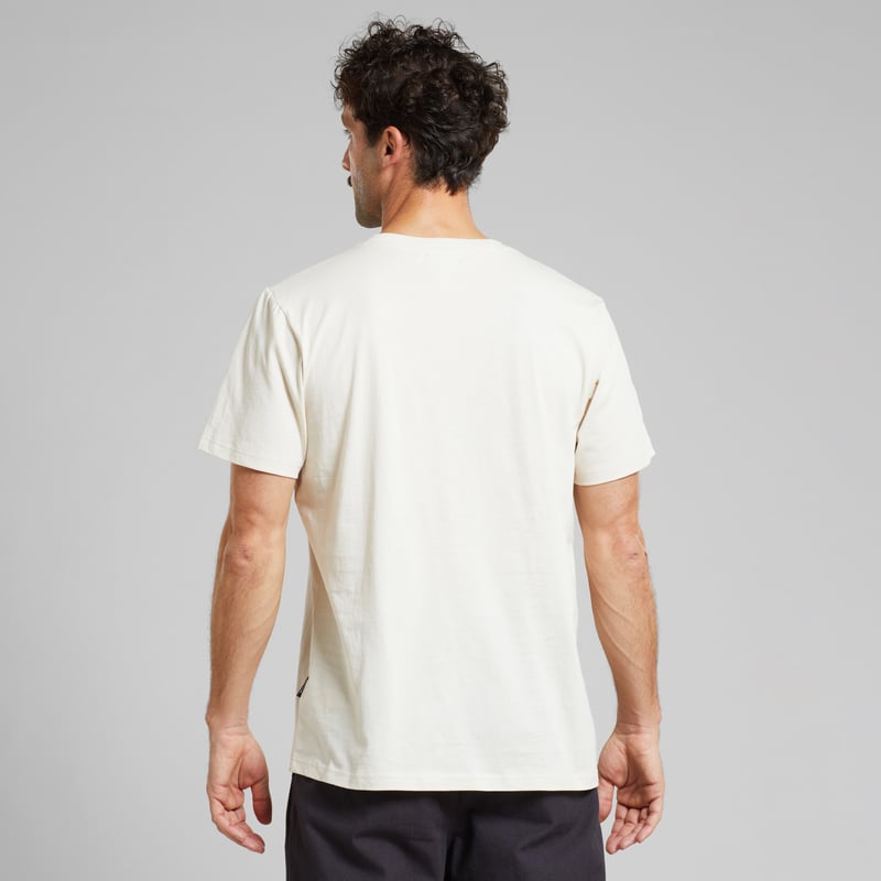 T-shirt Stockholm Nature Sunset Oat White