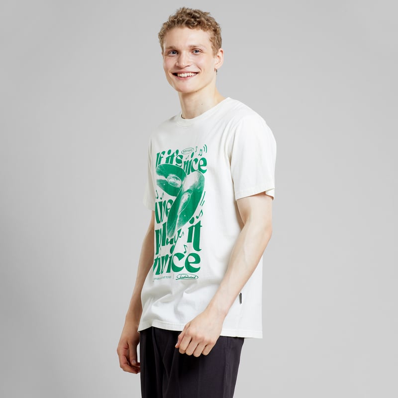 T-shirt Stockholm Play It Twice Off-White