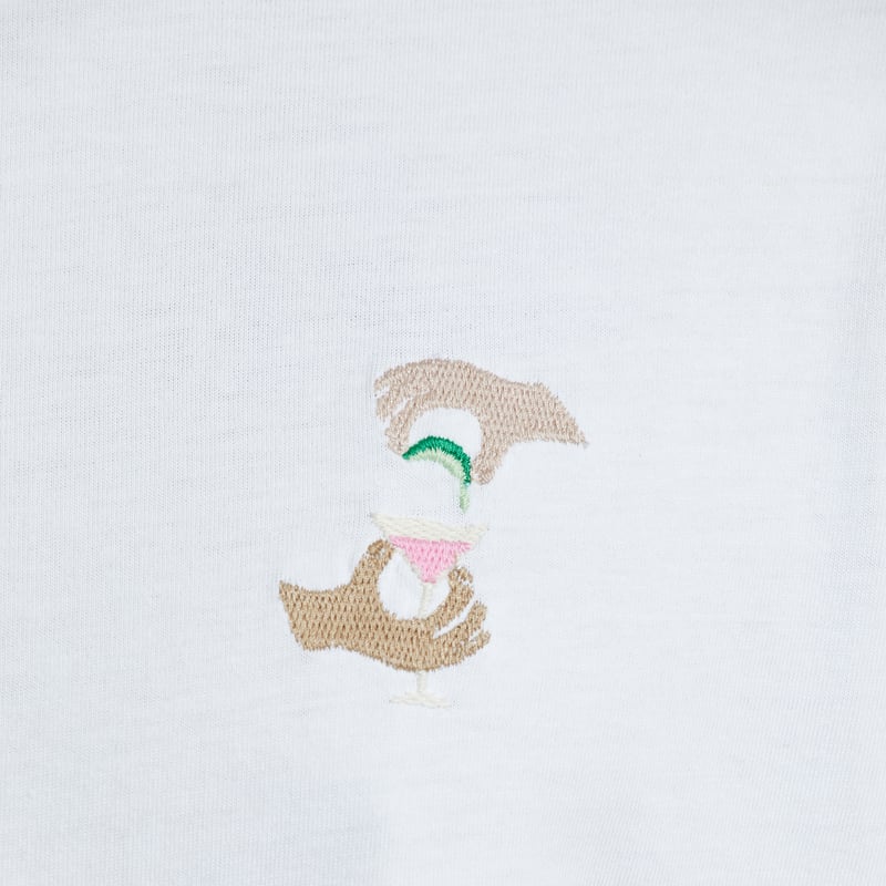 T-shirt Stockholm Siesta Fiesta Hands Emb White
