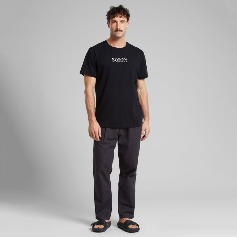 T-shirt Stockholm Sorry Black