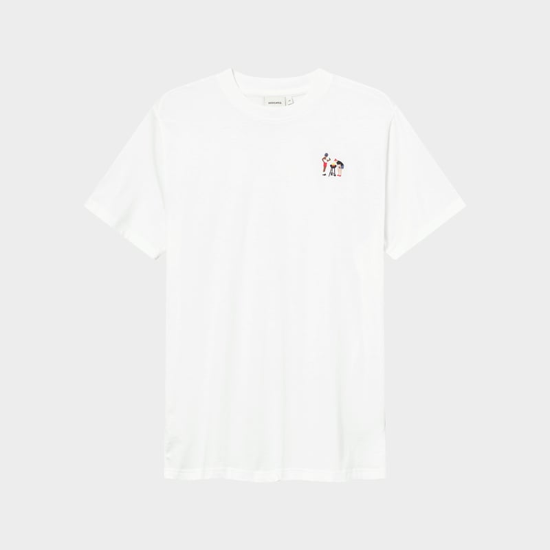 T-shirt Stockholm BBQ Emb White