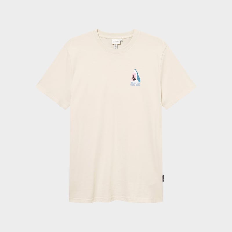 T-shirt Stockholm Wish Chest Oat White