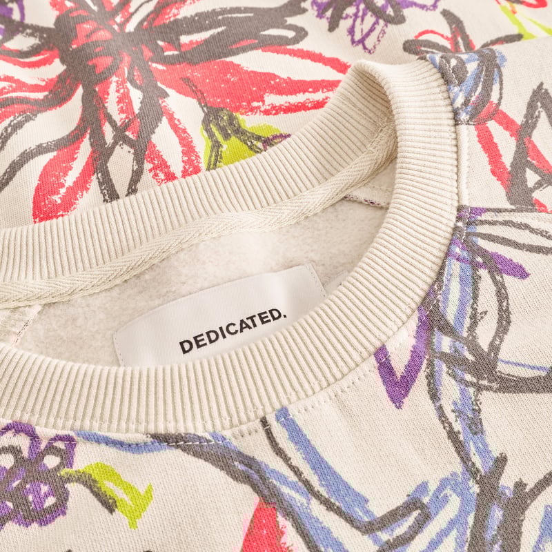 Sweatshirt Malmoe Paradise Sketch Oat White