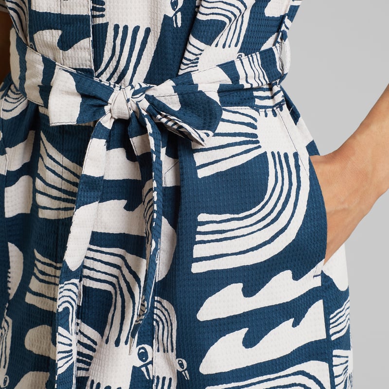 Shirt Dress Orrefors Seagulls Majolica Blue