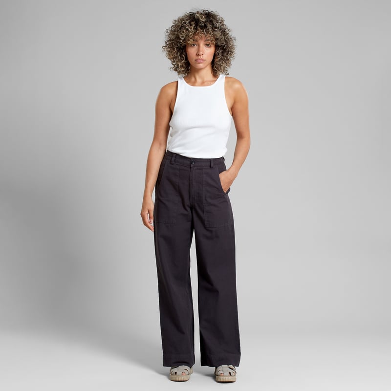 Workwear Pants Vara Canvas Phantom Black