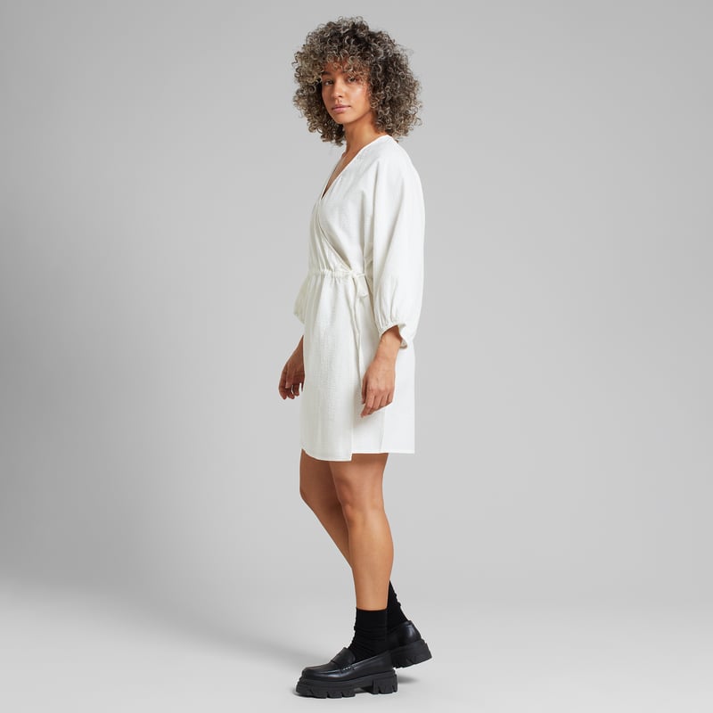 Wrap Dress Ugglan White