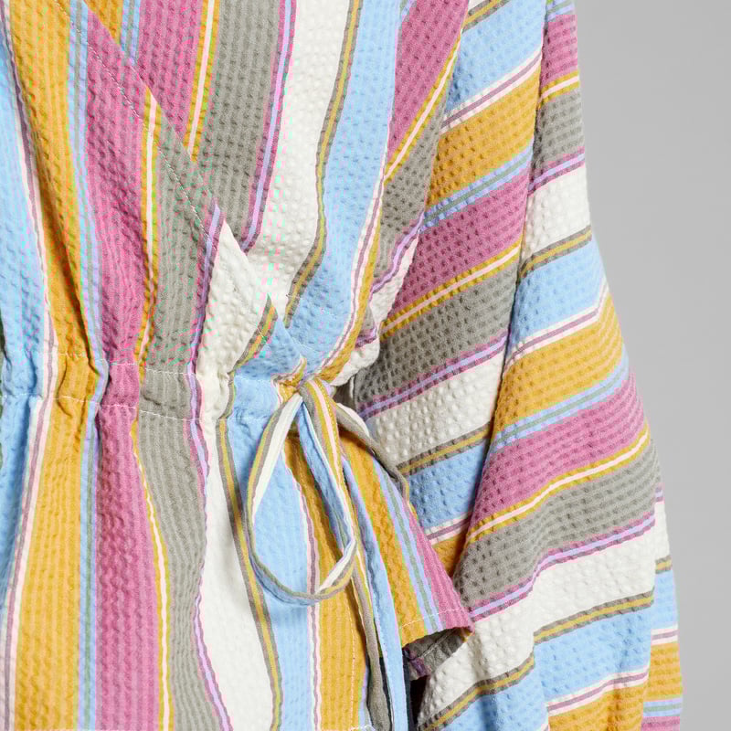 Wrap Top Rosenvik Club Stripe Multi Color