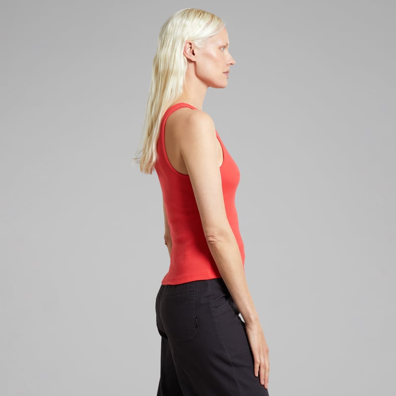 Rib Top Valdermarsvik Cayenne Red
