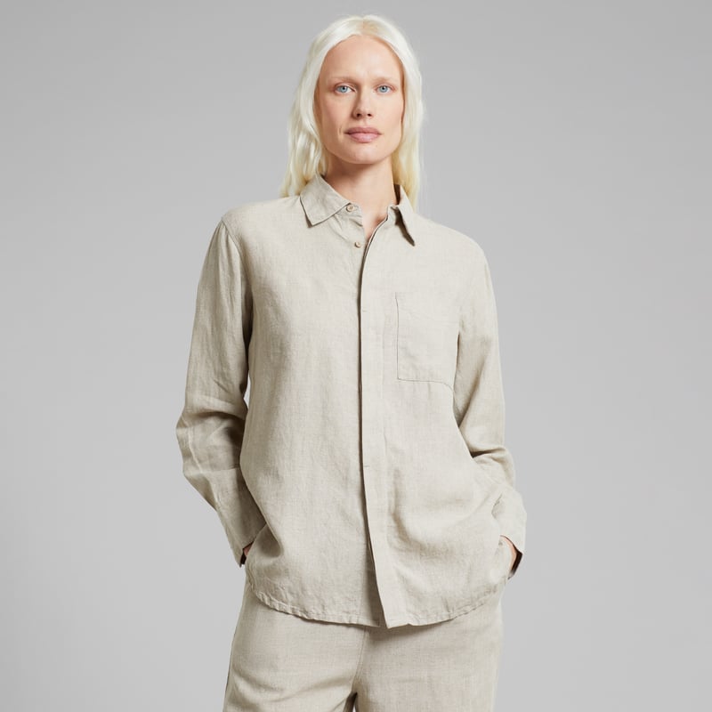 Shirt Kosta Linen Ecru