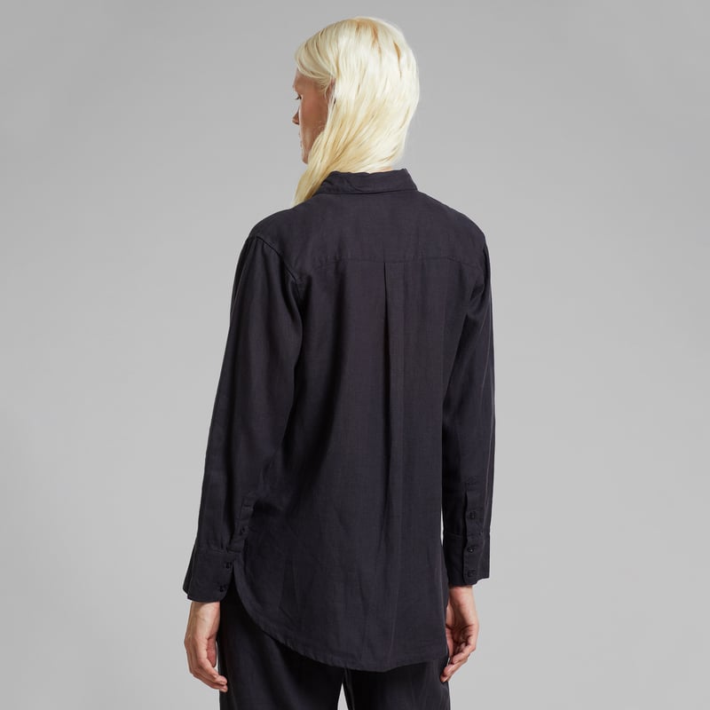 Shirt Kosta Linen Phantom Black