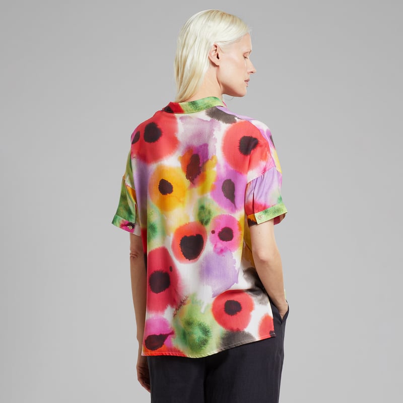 Shirt Nibe Abstract Floral Multi Color