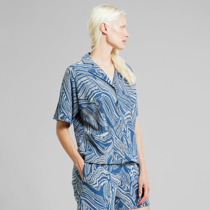 Terry Shirt Valje Clay Swirl Blue