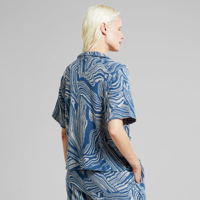 Terry Shirt Valje Clay Swirl Blue